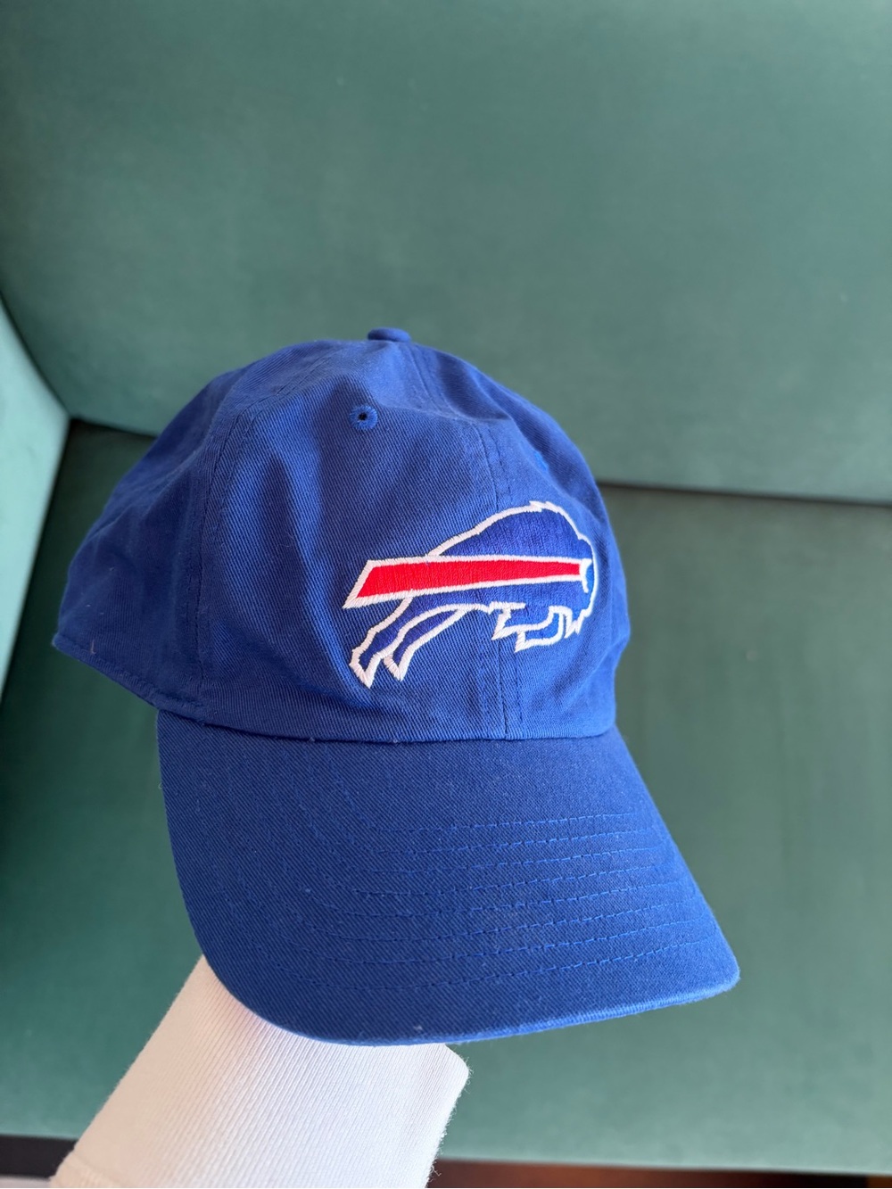 NFL Blue Buffalo Bills Logo Cap with Red and White Accent